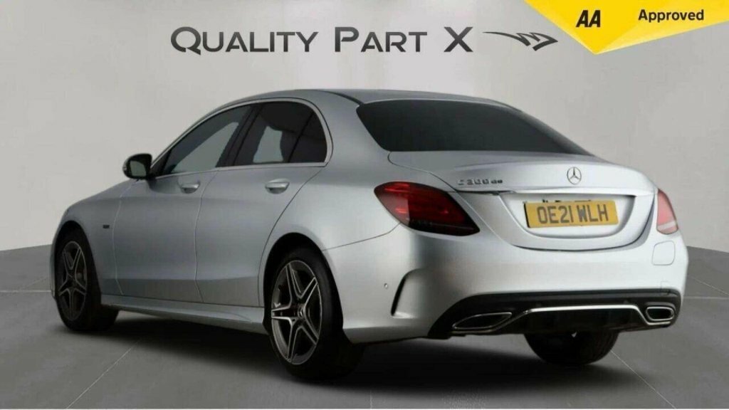 Mercedes-Benz C Class Saloon OE21WLH Silver #5