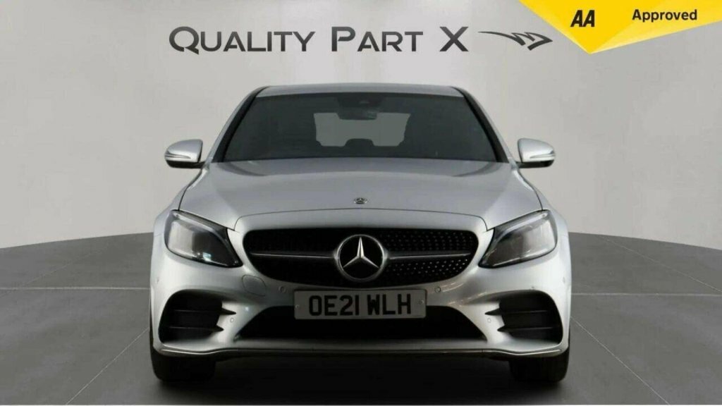 Mercedes-Benz C Class Saloon OE21WLH Silver #2