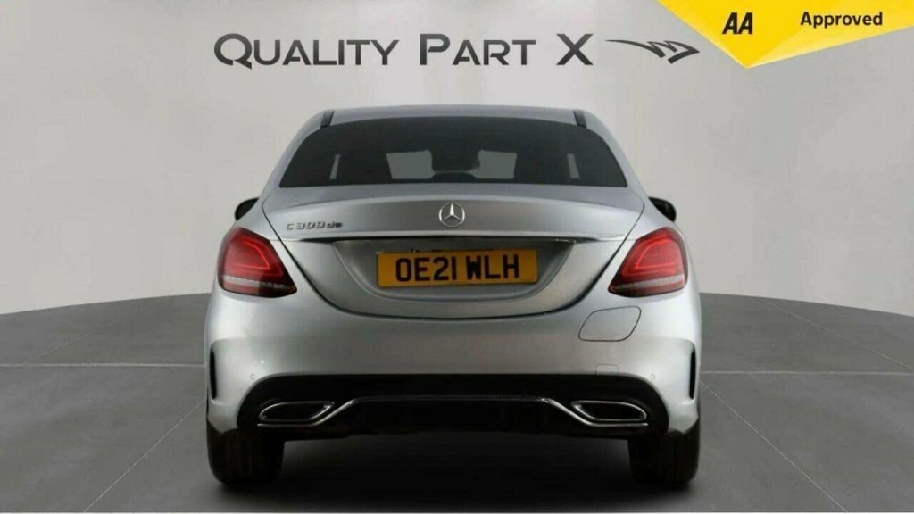 Mercedes-Benz C Class Saloon OE21WLH Silver #6