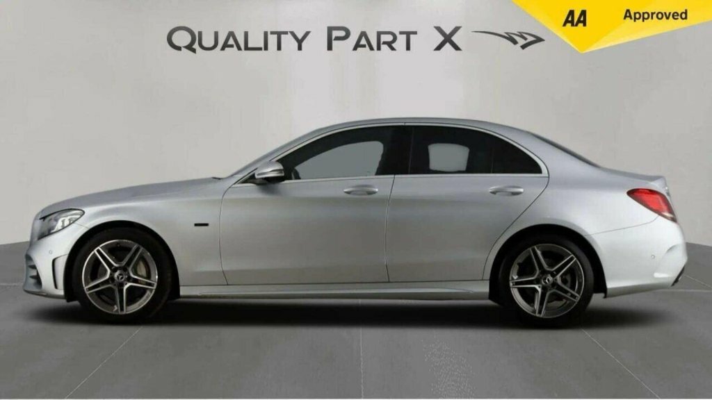 Mercedes-Benz C Class Saloon OE21WLH Silver #4