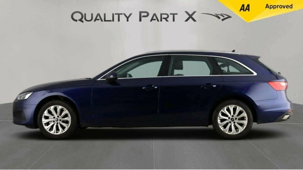 Audi A4 Avant Estate YA70LWK Blue #4