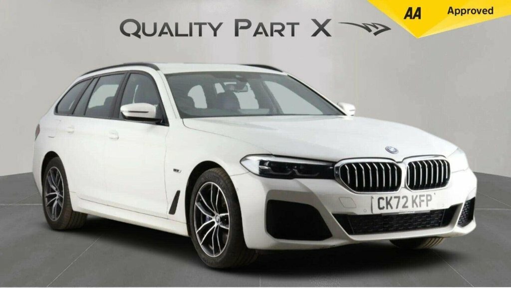 BMW 5 Series Estate White