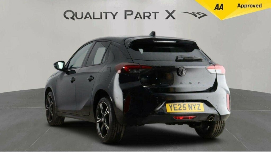 Vauxhall Corsa Hatchback YE25NYZ Black #5