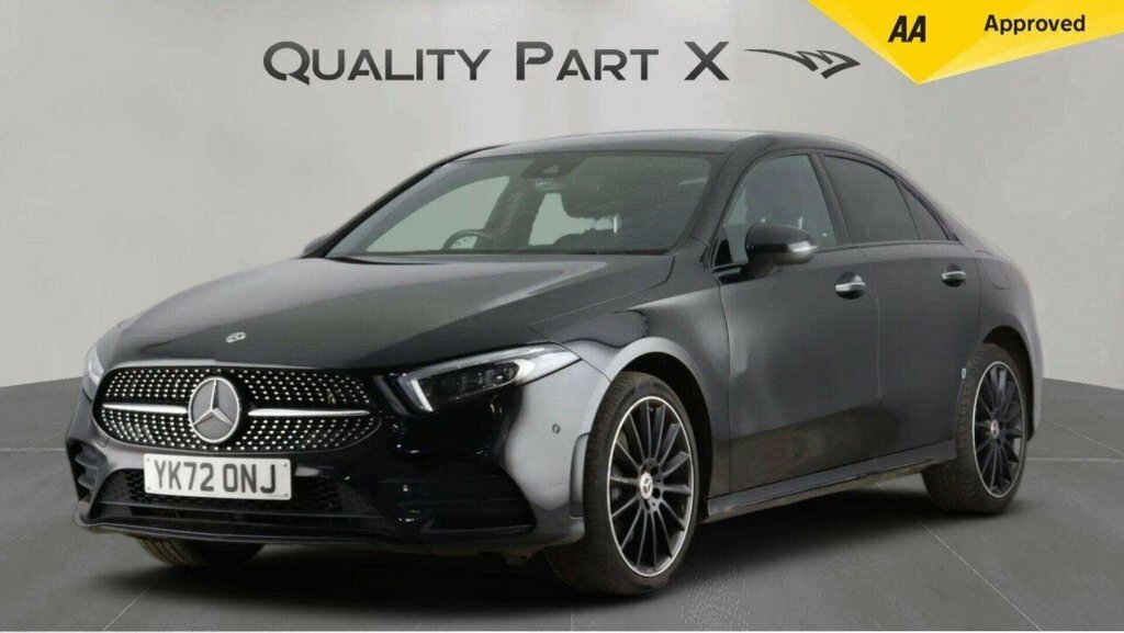 Mercedes-Benz A Class Saloon YK72ONJ Black #3