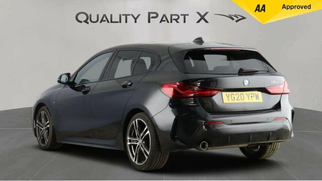 BMW 1 Series 116D M Sport YG20YPW Black #5