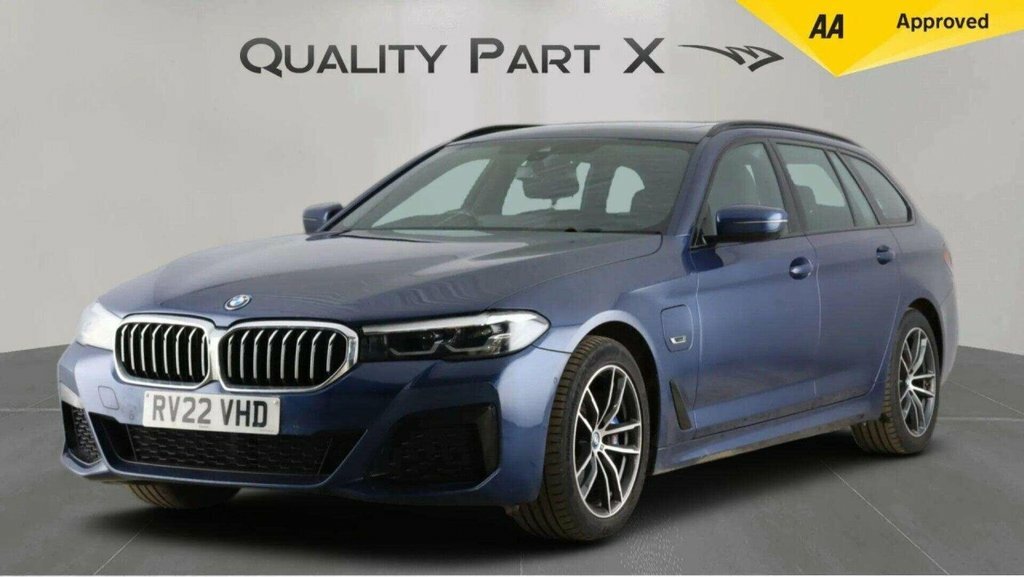 BMW 5 Series Estate RV22VHD Blue #3