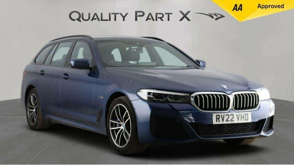 BMW 5 Series Estate Blue