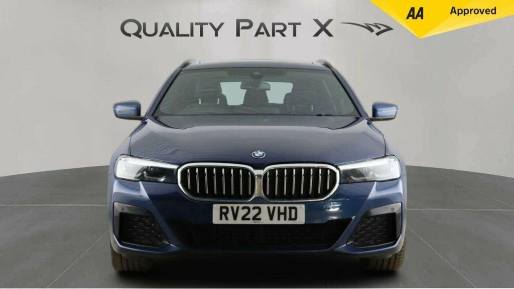 BMW 5 Series Estate RV22VHD Blue #2