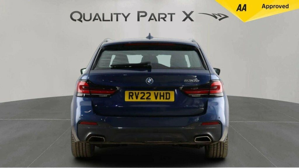 BMW 5 Series Estate RV22VHD Blue #6