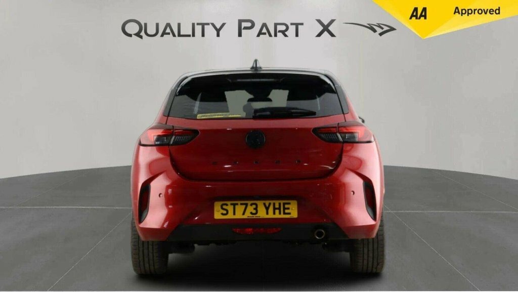 Vauxhall Corsa Hatchback ST73YHE Red #6