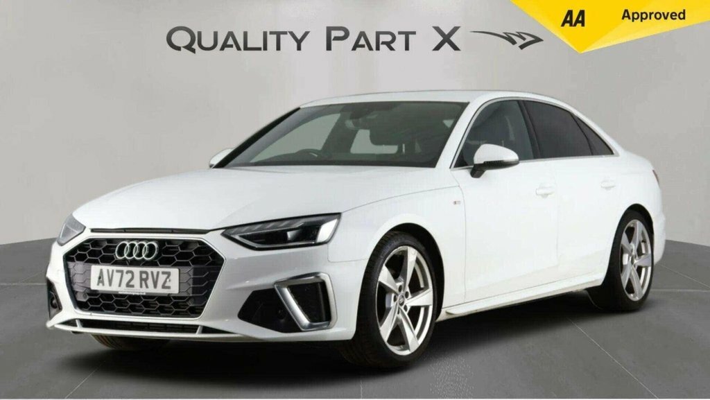 Audi A4 Saloon AV72RVZ White #3