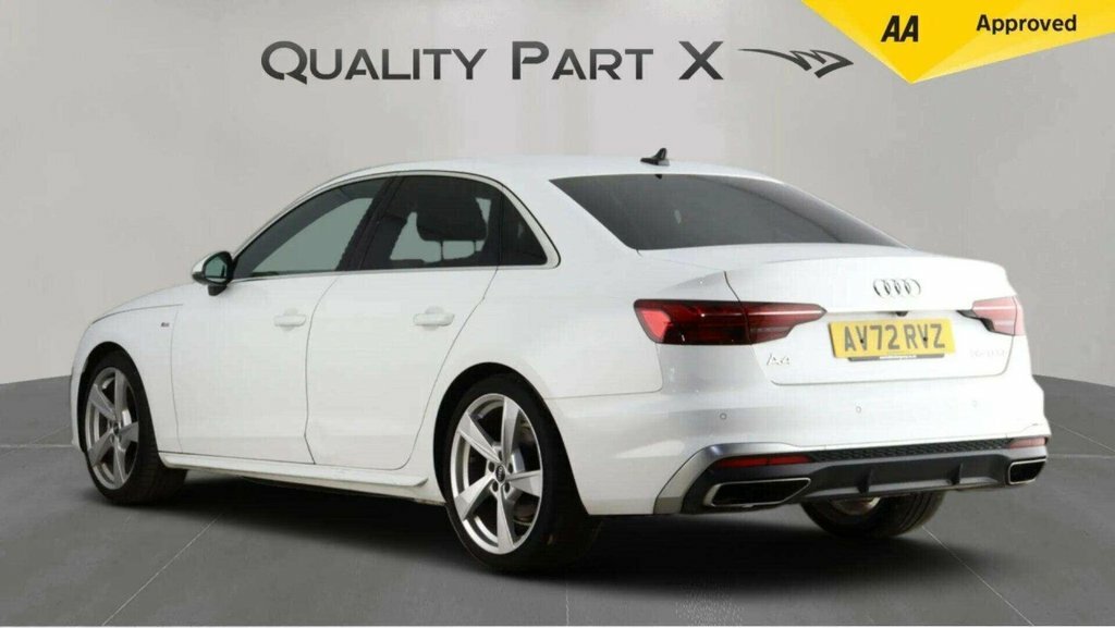 Audi A4 Saloon AV72RVZ White #5