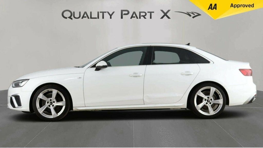 Audi A4 Saloon AV72RVZ White #4