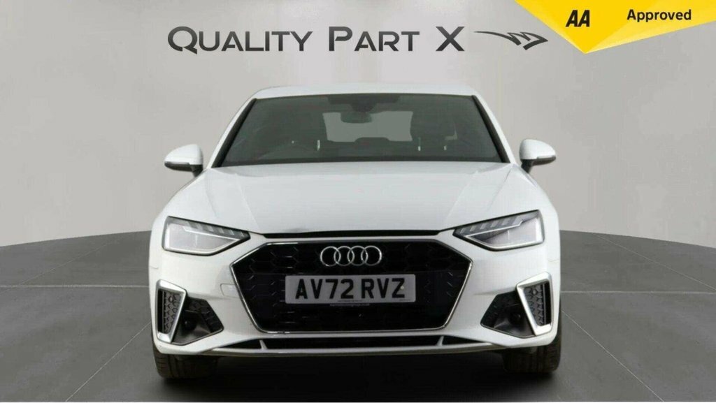 Audi A4 Saloon AV72RVZ White #2