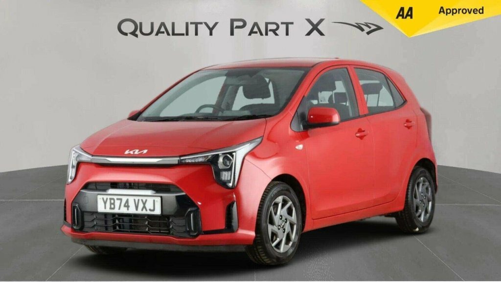 Kia Picanto Hatchback YB74VXJ Red #3