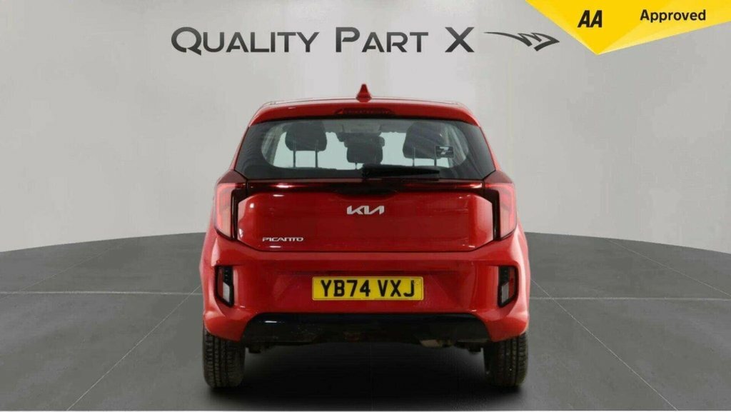 Kia Picanto Hatchback YB74VXJ Red #6