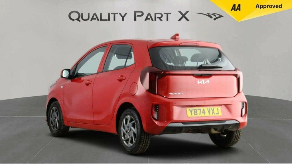 Kia Picanto Hatchback YB74VXJ Red #5