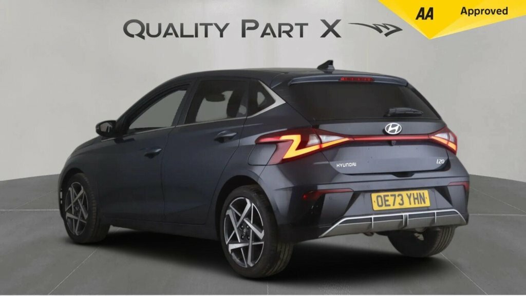 Hyundai I20 Hatchback OE73YHN Grey #5