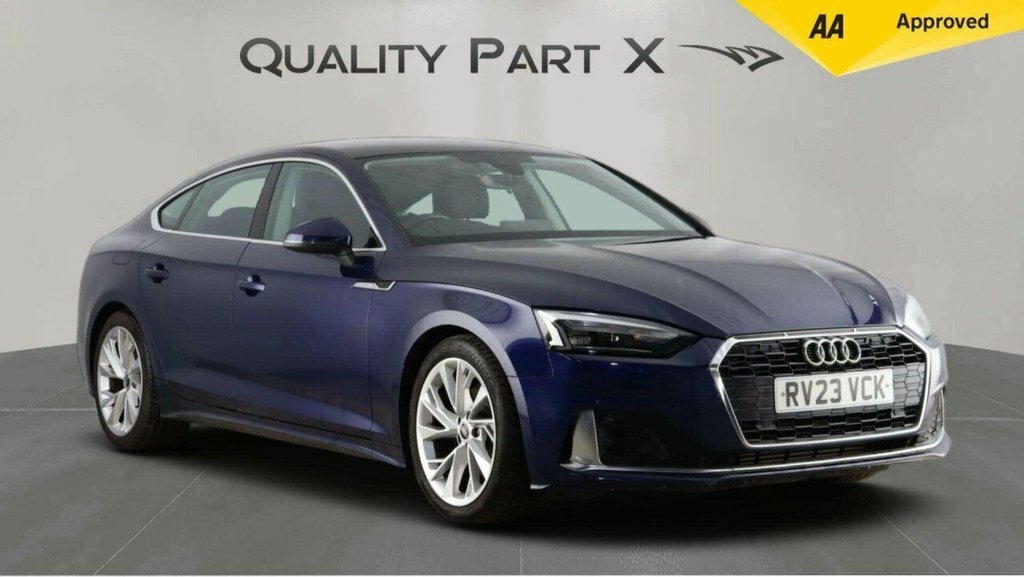 Audi A5 Hatchback Blue