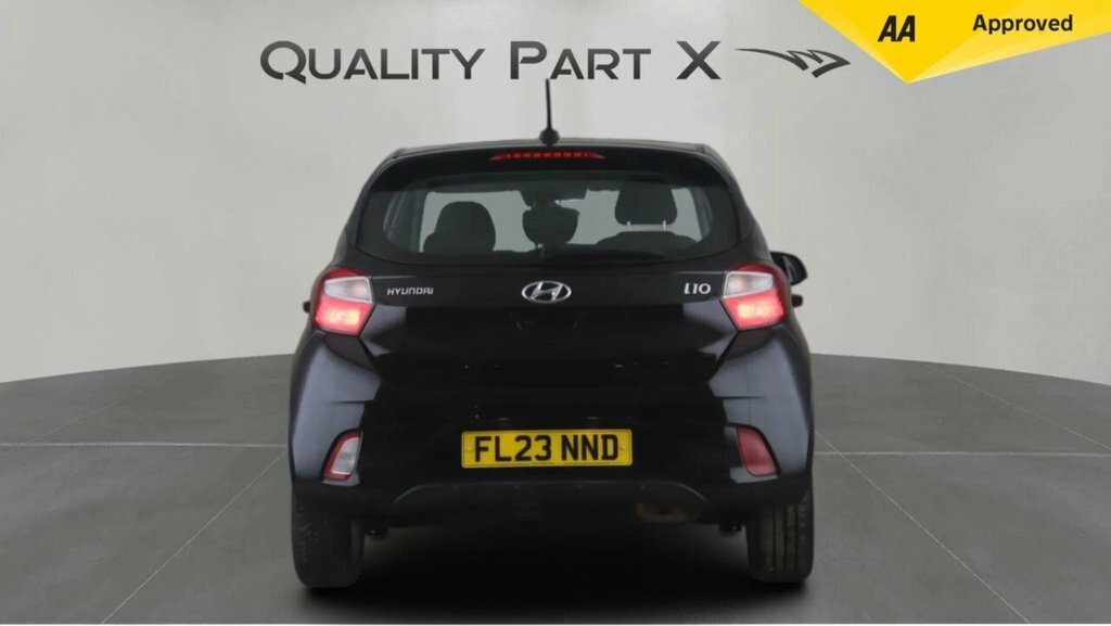 Hyundai I10 Hatchback FL23NND Black #6