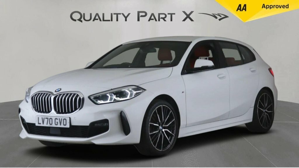 BMW 1 Series Hatchback LV70GVO White #2