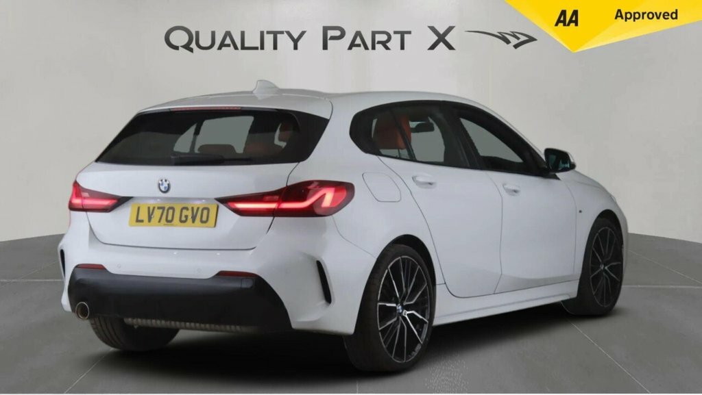 BMW 1 Series Hatchback LV70GVO White #6