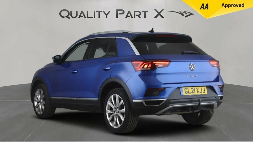 Volkswagen T-Roc Suv GL21XJJ Blue #5