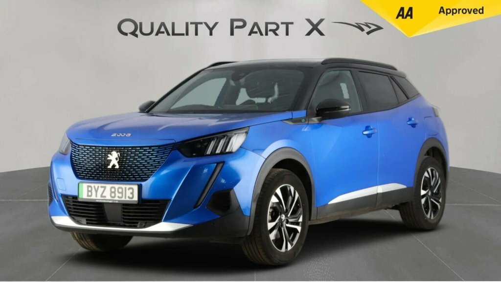 Peugeot e-2008 Suv BYZ8913 Blue #3