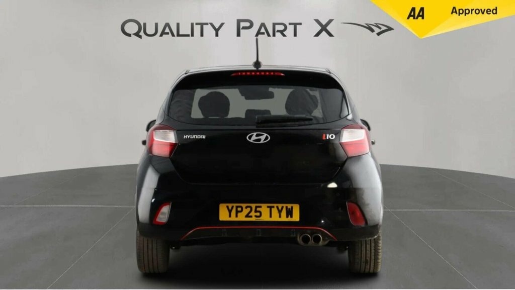Hyundai I10 Hatchback YP25TYW Black #6