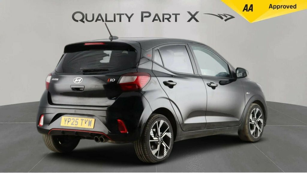 Hyundai I10 Hatchback YP25TYW Black #5