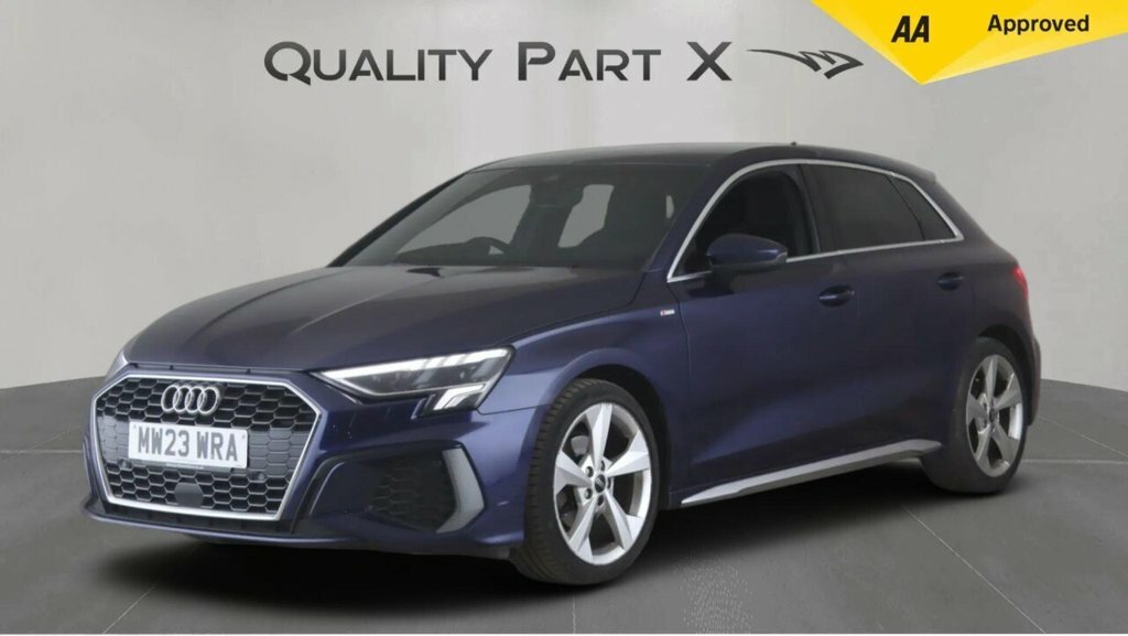 Audi A3 Hatchback MW23WRA Blue #3