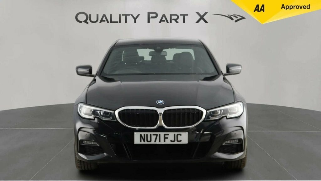 BMW 3 Series Saloon NU71FJC Black #2