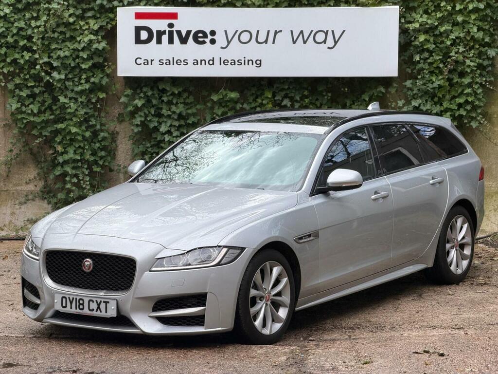Jaguar XF Estate 2.0D R-sport Sportbrake Awd Euro 6 S OY18CXT Silver #3