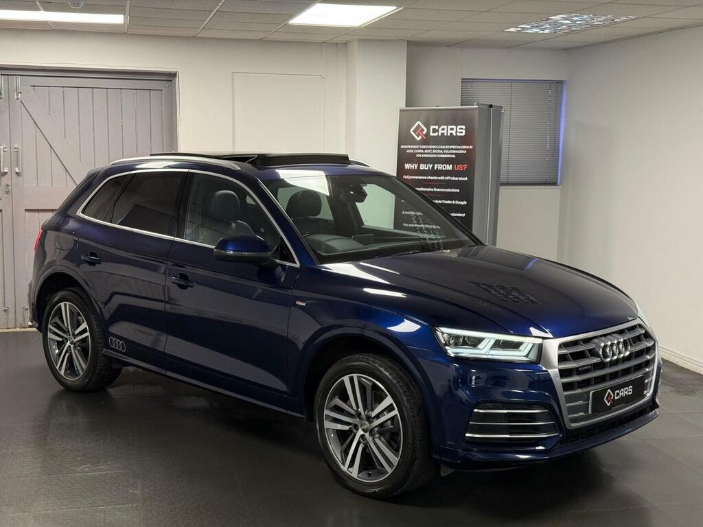Audi Q5 Suv 2.0 Tfsi S Line S Tronic Quattro Euro 6 Ss GU67YVJ Blue #3