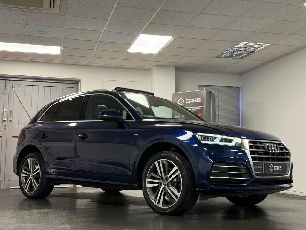 Audi Q5 Suv 2.0 Tfsi S Line S Tronic Quattro Euro 6 Ss GU67YVJ Blue #4