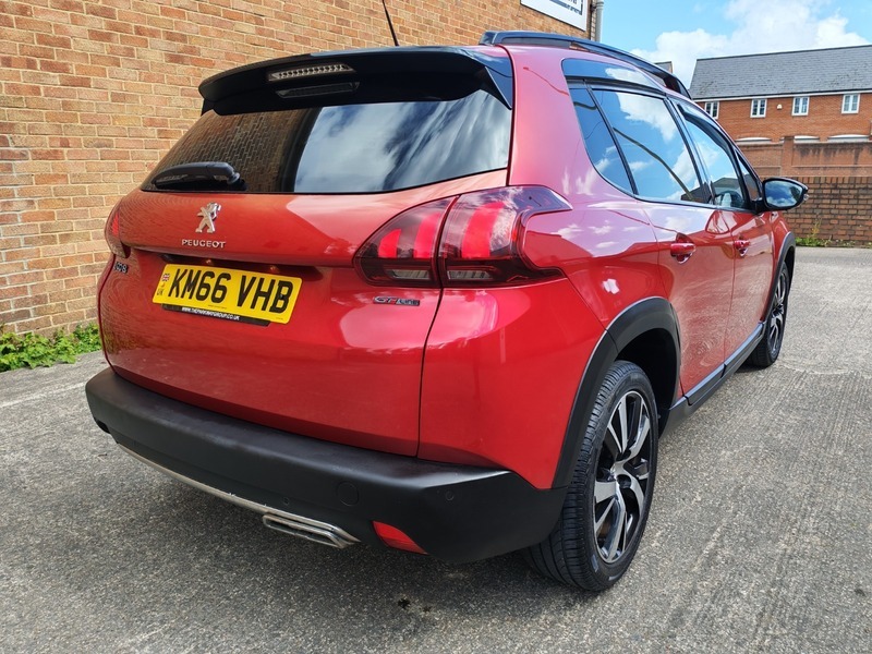 Peugeot 2008 1.6 Bluehdi Gt Line KM66VHB Red #4
