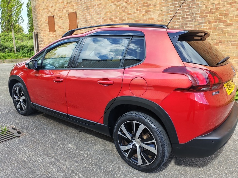 Peugeot 2008 1.6 Bluehdi Gt Line KM66VHB Red #6