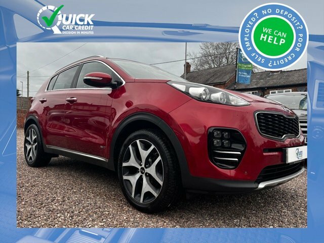 Kia Sportage 1.6 T-gdi Gt-line Suv Awd Euro 6 Red