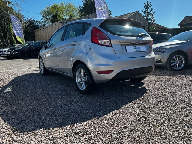 Ford Fiesta 1.25 Zetec Hatchback Euro 5 82 MF14BYW Silver #4