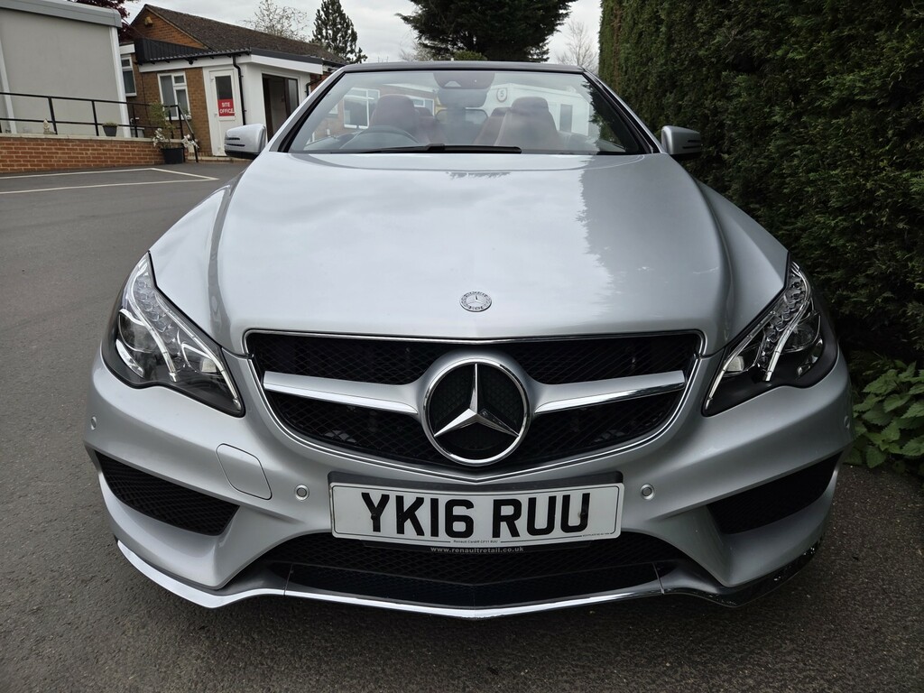 Mercedes-Benz E Class Convertible 2.1 E220 Bluetec Amg Line Premium Silver #3