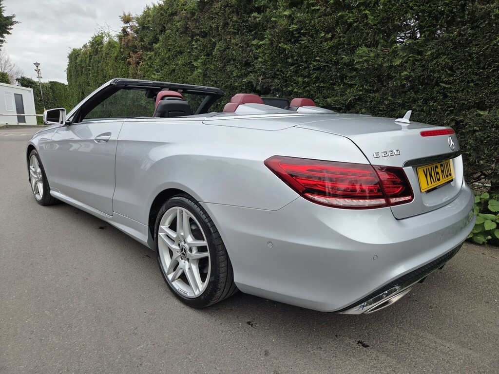 Mercedes-Benz E Class Convertible 2.1 E220 Bluetec Amg Line Premium Silver #5