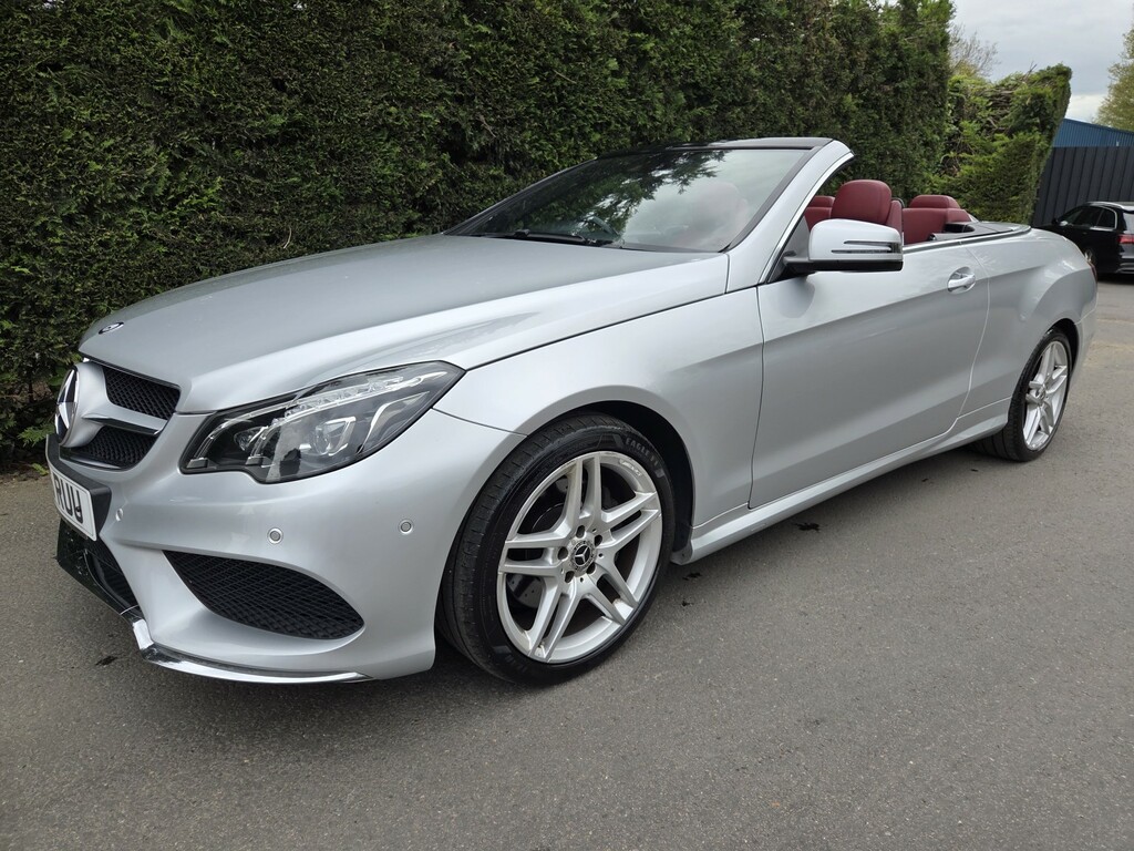 Mercedes-Benz E Class Convertible 2.1 E220 Bluetec Amg Line Premium Silver #4