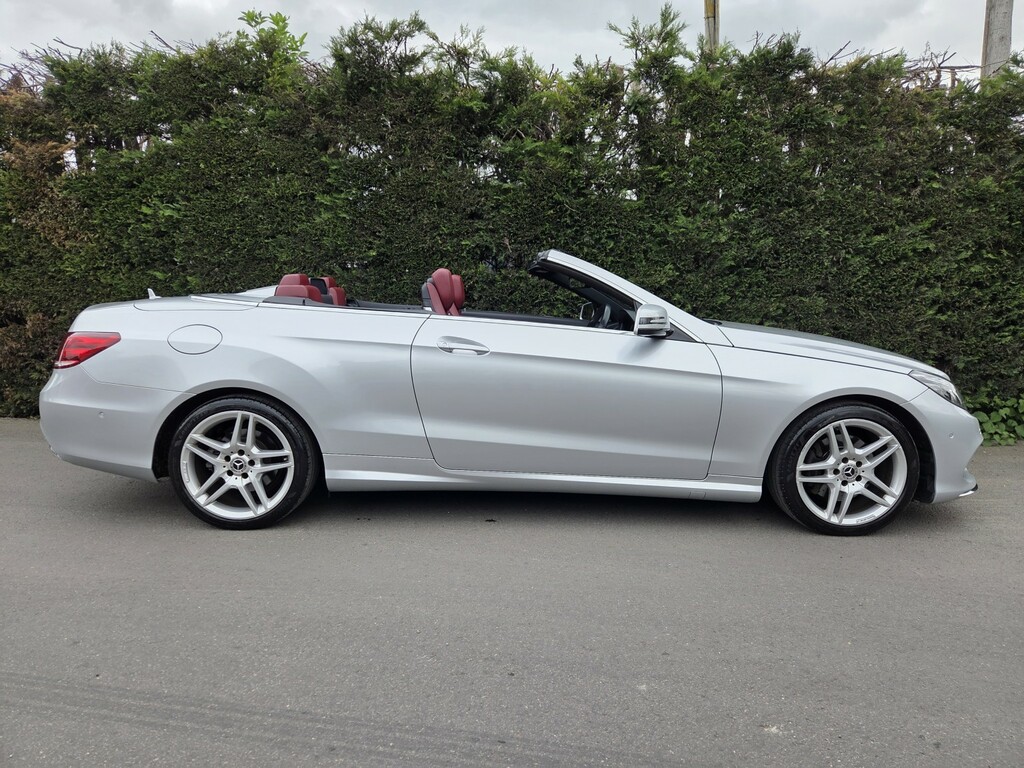 Mercedes-Benz E Class Convertible 2.1 E220 Bluetec Amg Line Premium Silver