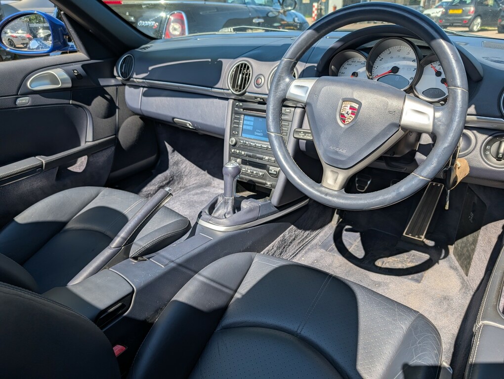 Porsche Boxster Convertible 3.4 987 S 2009 Blue #4
