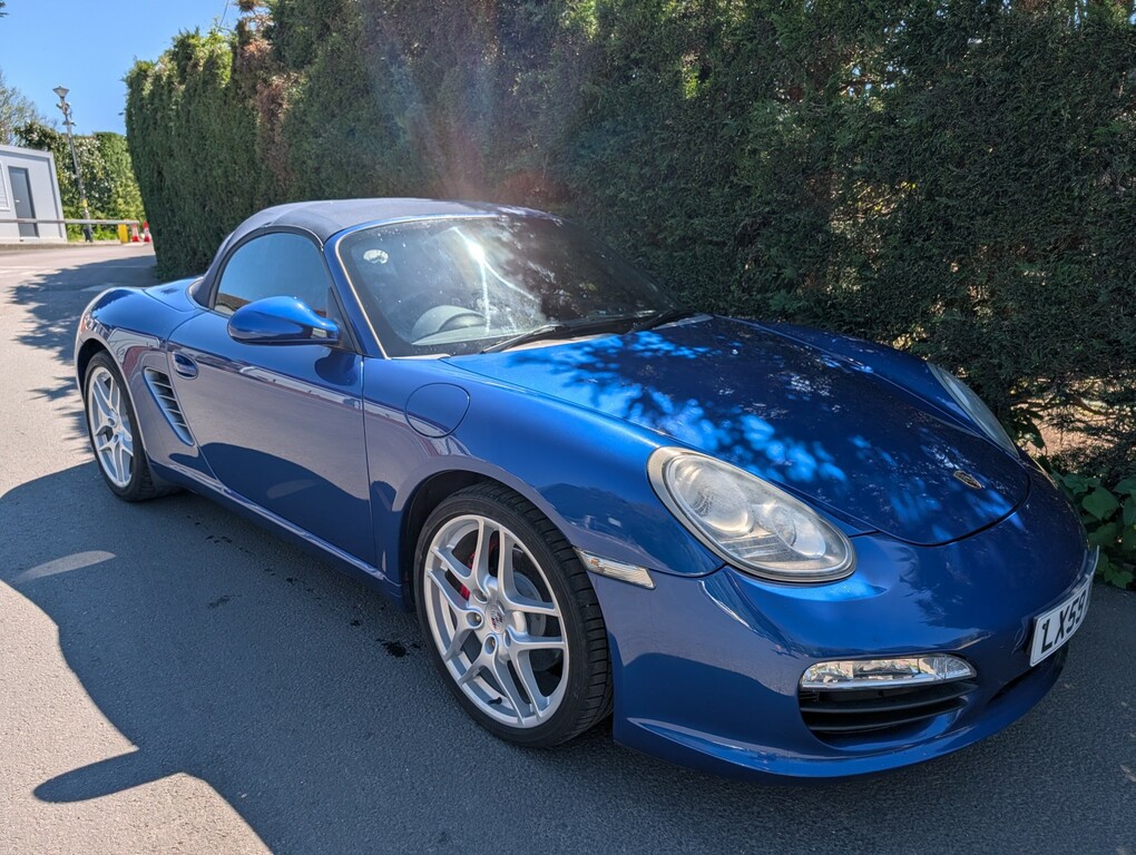 Porsche Boxster Convertible 3.4 987 S 2009 Blue #3