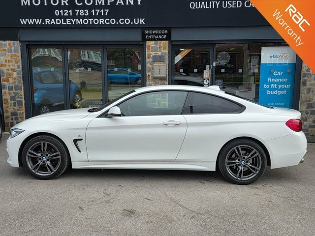 BMW 4 Series Gran Coupe 2018 2.0 420D M Sport Coupe Euro 6 HY68XPU White #2