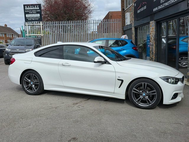 BMW 4 Series Gran Coupe 2018 2.0 420D M Sport Coupe Euro 6 HY68XPU White #4