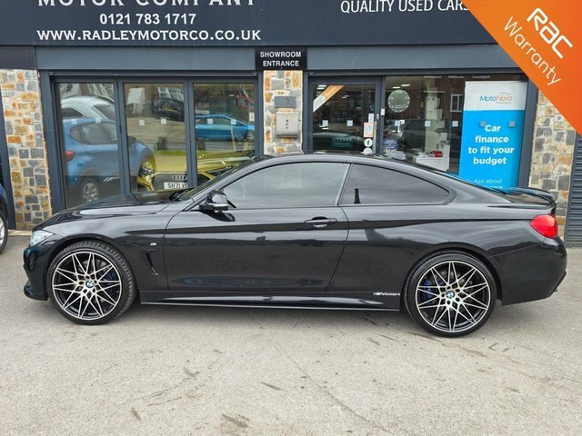 BMW 4 Series Gran Coupe 2016 3.0 435D M Sport Coupe Xdrive BW66HHP Black #2