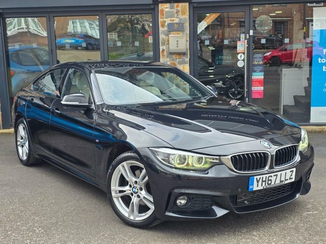 BMW 4 Series Gran Coupe 2017 2.0 420D M Sport Hatchback Xd YH67LLZ Black #6