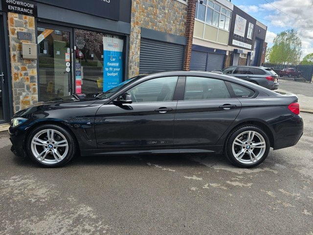 BMW 4 Series Gran Coupe 2017 2.0 420D M Sport Hatchback Xd YH67LLZ Black #4